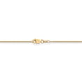 thumbnail image 4 of 14K Yellow Gold necklace Cable chain Pendant Round 18 in 1.2 mm, 4 of 5