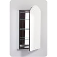thumbnail image 2 of Robern MC2430D6A  23 1/4" Wide x 6" Deep Customizable Arched Cabinet w/ Cabinet Hinge: Left & Electrical Option: Electrical outlet w/ Interior Light & Mirror Type / Lens: Beveled, 2 of 5