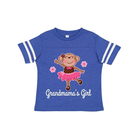 

Inktastic Grandmama Girl Ballerina Monkey Girls Toddler T-Shirt