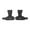Noir, variante sur DYNWAVECA Sangles de Poignet pour Musculation Gants de Gym Poignées Légères pour Haltères Rangées Deadlifts Musculation Sports