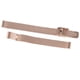 thumbnail image 1 of Correa de reloj de malla de acero inoxidable, accesorio de repuesto de correa de reloj tejida para hombres y mujeres, oro rosa de 0,39 pulgadas, 1 of 5