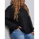 thumbnail image 3 of Camiseta de manga larga para mujer, sudadera con hombros caídos, talla grande, informal, 3 of 8