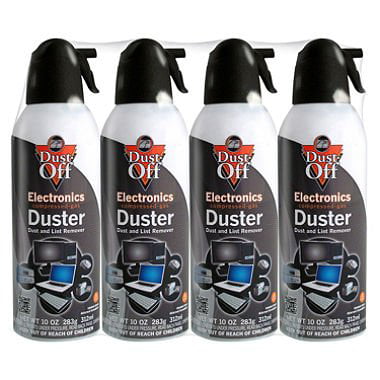 Dust-Off Compressed Gas Duster, Pack of 4 (Best Type Of Duster)