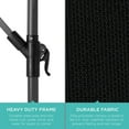 thumbnail image 6 of Best Choice Products 10ft Offset Hanging Outdoor Market Patio Umbrella w/ Easy Tilt Adjustment - Black, 6 of 7