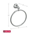 thumbnail image 3 of Delta Woodhurst 73246 Bath Towel Ring Polished Chrome Finish, 3 of 5