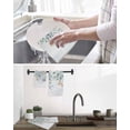 thumbnail image 5 of Blue Coastal Kitchen Dish Towels for Drying Dishes Set of 4, Eucalyptus Leaves Summer Beach Starfish Waffle Weave Microfiber Hand Tea Bathroom Towels Quick Dry & Absorbent Towel 15.7x23.6, 5 of 7