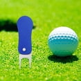 thumbnail image 3 of LOVIVER Portable Golf Divot Tool Golf Ball Mark Pitch Cleaner Repairer Fork Blue, 3 of 8