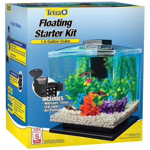 Tetra 1.5-Gallon Cube Aquarium Starter 