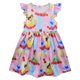 thumbnail image 1 of Vestido de verano para niñas Frozen Elsa Anna sirena Ariel vestido de verano con mangas abullonadas vestidos de verano de corte A para niñas trajes casuales 1T-12T, 1 of 1