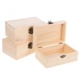 thumbnail image 4 of Wooden Jewelry Box for Storage 3Pcs Elegant Box for Rings Necklaces, 4 of 4