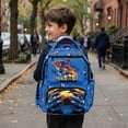 thumbnail image 4 of Jeiento Kids School Backpack for Boys Girls Ages 6-14 Large Capacity Soccer Player Print 17 Inch Laptop Backpack for Elementary School, Travel and Hiking Casual Daypack, 4 of 7