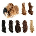 thumbnail image 1 of 14 Inch Adjustable Messy Style Ponytail Hair Extension with Jaw Claw Synthetic Hair-Piece, 1 of 6