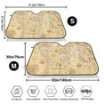 thumbnail image 3 of Balery World Map Windshield Sun Shade, Car Front Window Sunshade Cover ,Automotive Interior Portected Blocks Uv Rays For Car Pickup Truck Suv Accessories- Medium, 3 of 7