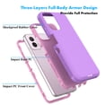 thumbnail image 3 of Njjex Motorola Moto G Power 5G 2024 Cases,Sturdy Phone Case for Moto G Power 5G 2024 6.7",Full-Body Shockproof Protection Heavy Duty Hard Plastic & Shock Rubber Bumper 3-in-1 Case Cover - Purple, 3 of 6
