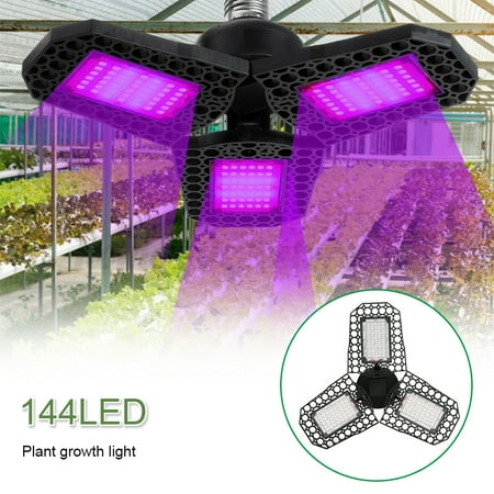 

RELAX DREAM Led Grow Lights 144LED LED Plant Grow Light for Indoor Plants Full Spectrum Plant Growing lamps 3 adjustable lamp holders for Indoor Plants Germination Seedling Flowering Fruiting
