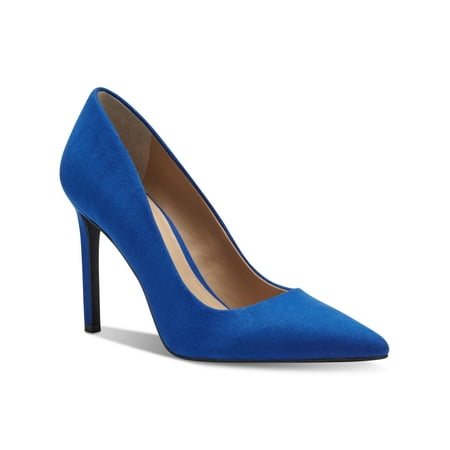 

INC Womens Blue Comfort Zitah Pointed Toe Stiletto Slip On Pumps 7 M