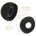 thumbnail image 3 of WHAMVOX 200Ud Fundas De Silicona Para Auriculares Puntas Suaves Reemplazo Confort Y Aislamiento Negro, 3 of 8