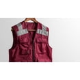 thumbnail image 4 of Chaleco Brigadista Guinda – Alta visibilidad, reflectante, personalizable, 4 of 4