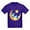 Purple, variant on CafePress - Blue Sleepy Teddy On Moon Kids T Shirt - Dark T-Shirt Kids XS-XL