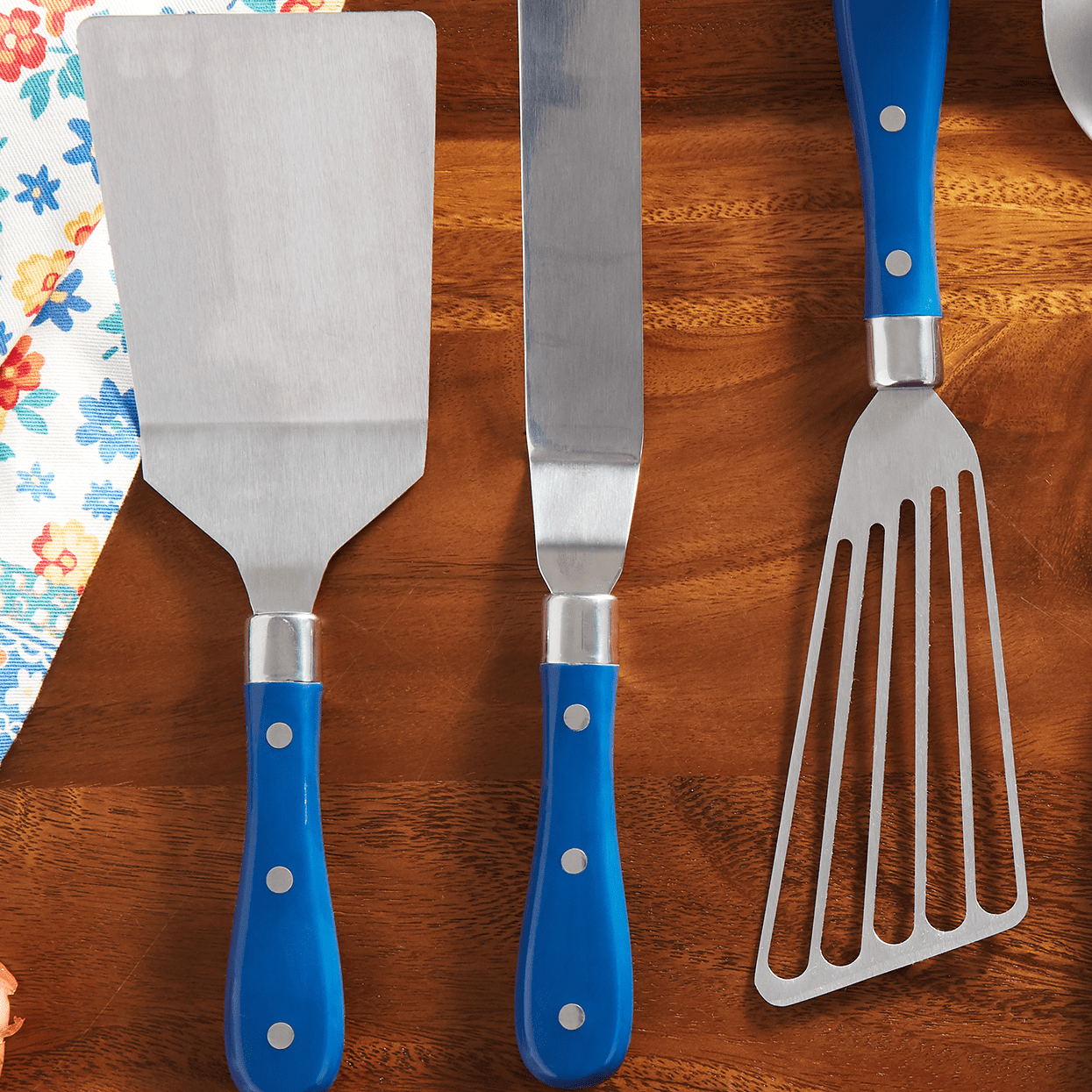 The Pioneer Woman Frontier Collection 15 Piece All-in-One Tool and Gadget  Set, Cobalt Blue kitchen set - AliExpress