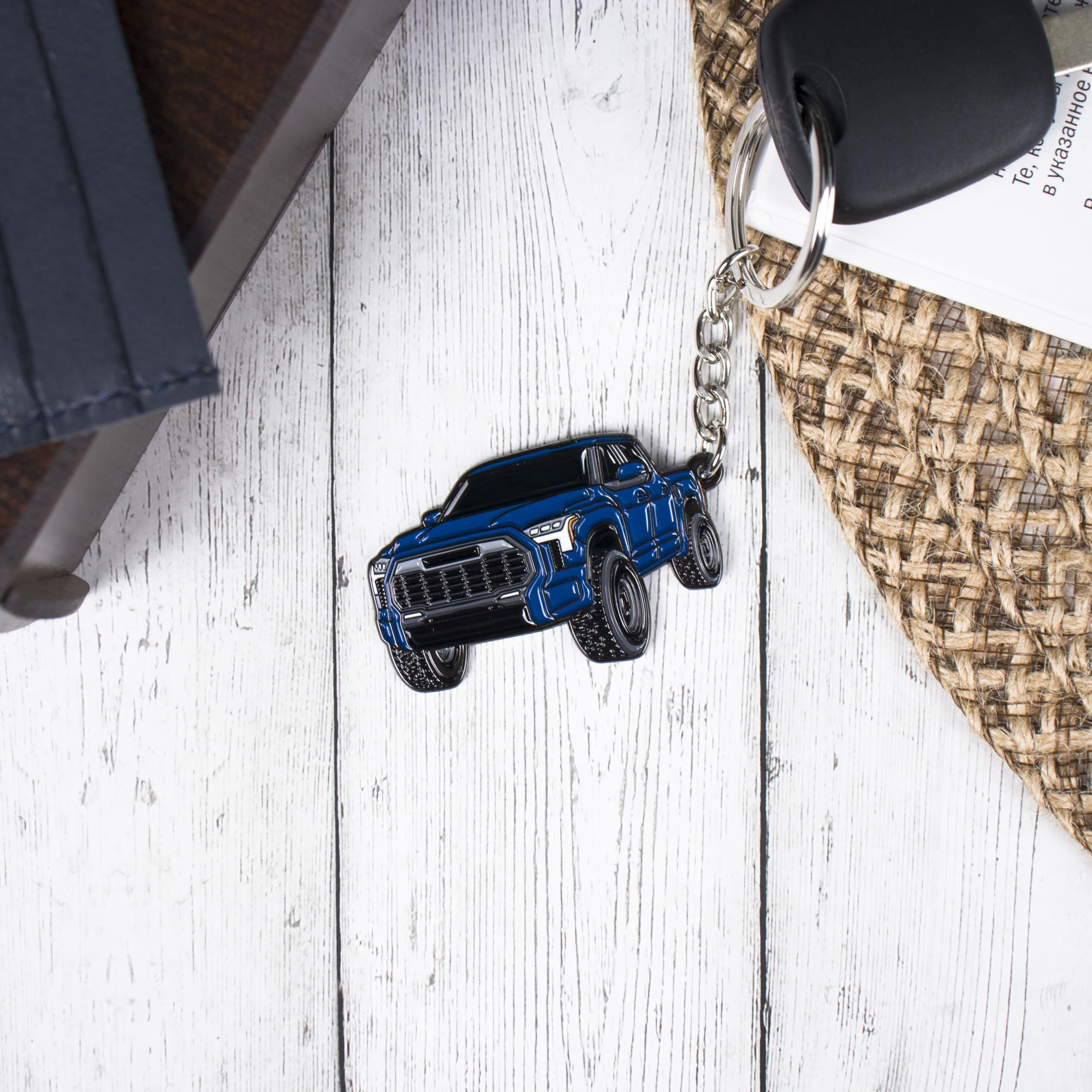 Accessories Metal Tundra Keychain 2024 2023 - Key Ring Fob Cover Ring Key Chain Toy Gift Truck