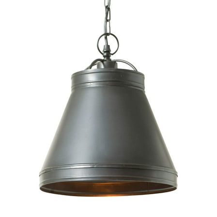 Irvins Country Tinware Black Rustic Pendant