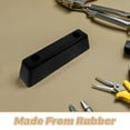 thumbnail image 3 of Raindrops Reinforced Dock Bumper Rubber 1Pcs Black for Trailers and Transportation, 3 of 8