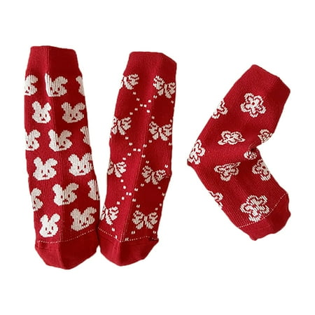 

Compression Socks For Women Print New Pattern Warm Cute Embroidery Print Super Soft Kids Sock