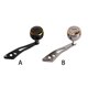 thumbnail image 3 of Mango de carrete giratorio de pesca Eigraketly Accesorios de metal 32mm Gris plateado, 3 of 6