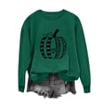 thumbnail image 4 of ZunFeo Womens Fall Pumpkin Graphic Crew Neck Long Sleeve Pullover Sweatshirt for Hall-oween & Thanksgiving,Size S, 4 of 6
