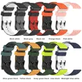 thumbnail image 5 of Correa de silicona de 20 mm y 22 mm para Samsung Galaxy Watch 7/6/5/4 40 44 mm 6 4 Classic Gear S3 Pulsera universal para Huawei GT3 4Pro, 5 of 5