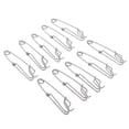thumbnail image 4 of Baohd Clips de Pêche à Clipser Longs en Acier Inoxydable Mer 10 Pcs m - Connecteur Pêche Argent m - 10 Pcs, 4 of 6
