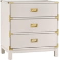 thumbnail image 4 of iNSPIRE Q Kedric 3-drawer Goldtone Accent Nightstand by  Bold Grey Goldtone Finish, 4 of 5