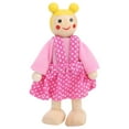 thumbnail image 2 of Conjunto de casa de muñecas de madera para la familia, minifiguras de personas, muñecas de casa de muñecas, familia de muñecas de madera, figuras de juego de simulación, accesorios para niñas, niños, 2 of 8