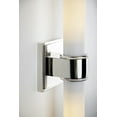 thumbnail image 6 of Hudson Valley Lighting 1262-SN Mill Valley 2 Light Up Lighting Wall Sconce,Satin, 6 of 6