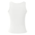 thumbnail image 5 of Daznico Tank Tops for Women,Women's Sleeveless Tank Top Ribbed Summer Tops Asymmetric Neck Slim Fit Basic Shirt Ribbed Vest Stretch Top,Size M, 5 of 5