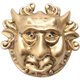 thumbnail image 5 of Aldaba de Puerta Colgante de Timbre con Bolas de Sátiro Vintage Adornos Divertidos para Golpear Aldaba de Interior Art Deco de Pared - A, 5 of 5