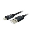 thumbnail image 1 of Comprehensive Cable LTNG-USBC-3PROBLK 3 ft. Pro AV-IT Series Lightning to USB C Cable, Black, 1 of 1