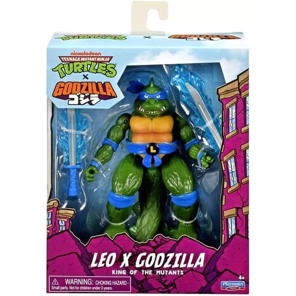 Teenage Mutant Ninja Turtles x Godzilla - Leo x Godzilla 5.25 Inch Action Figure