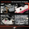 thumbnail image 6 of A-Premium Engine Coolant Overflow Recovery Reservoir Tank [W/Cap] Compatible with Volkswagen CrossFox 2011-2016 1.6L, Replace for# 5U0121407, 6 of 8