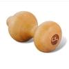 Wood Back Roller Mini by Body Back Company - 5 Inch Portable Wooden Deep Muscle Massager for All Natural Back Pain Relief - Ideal Tool for Self Myofascial Release & Handheld Trigger Point Therapy