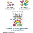 thumbnail image 5 of 75 Pcs. Carson Dellosa Kind Vibes Classroom Bulletin Board Set, Includes Choose Kindness Header with Inspirational Classroom Poster and Colorful Heart Bulletin Board Cutouts, 5 of 5