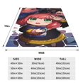 Blanket SPY×FAMILY Soft Plush Flannel Warm Bed Throws Blankets for