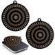 thumbnail image 1 of 2 pcs Thermochromic Silicone Induction Cooktop Protect for Mat Induction Cooktop Protective Cover 11 Inch, 1 of 5