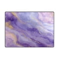thumbnail image 2 of Area Rug Indoor 80"x58"in Non-Slip Wear Resistant Floor Mats Soft Large Carpets for Living Room Bedroom Home Decor Soft Purple Marble Vortex, 2 of 7