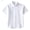White 2, variant on Girls Short Sleeve Button Down Shirts Summer School Uniform Shirts For Kids Toddler Girls Basic Casual Sizes 3-4 Years(White)