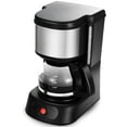 thumbnail image 2 of 5 Cup Coffee Maker, Drip Coffee Machine with Glass Carafe, Reusable Filter - YD011, 2 of 5