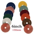 thumbnail image 4 of 6 Inch 150mm Dry/wet Diamond Polishing Pads Flexible Grinding Discs For Granite, 4 of 5