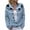 14# Blue, variant on Halloween Sweaters for Women Fall Cardigans Holiday Graphic Long Sleeve Knit Button Down Sweatshirt Tops