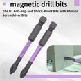 thumbnail image 4 of Magnetic Drill Bits D1 Anti-Slip and Shock-Proof Bits with Screwdriver Bits Magnetic Screwdriver Set, 4 of 5